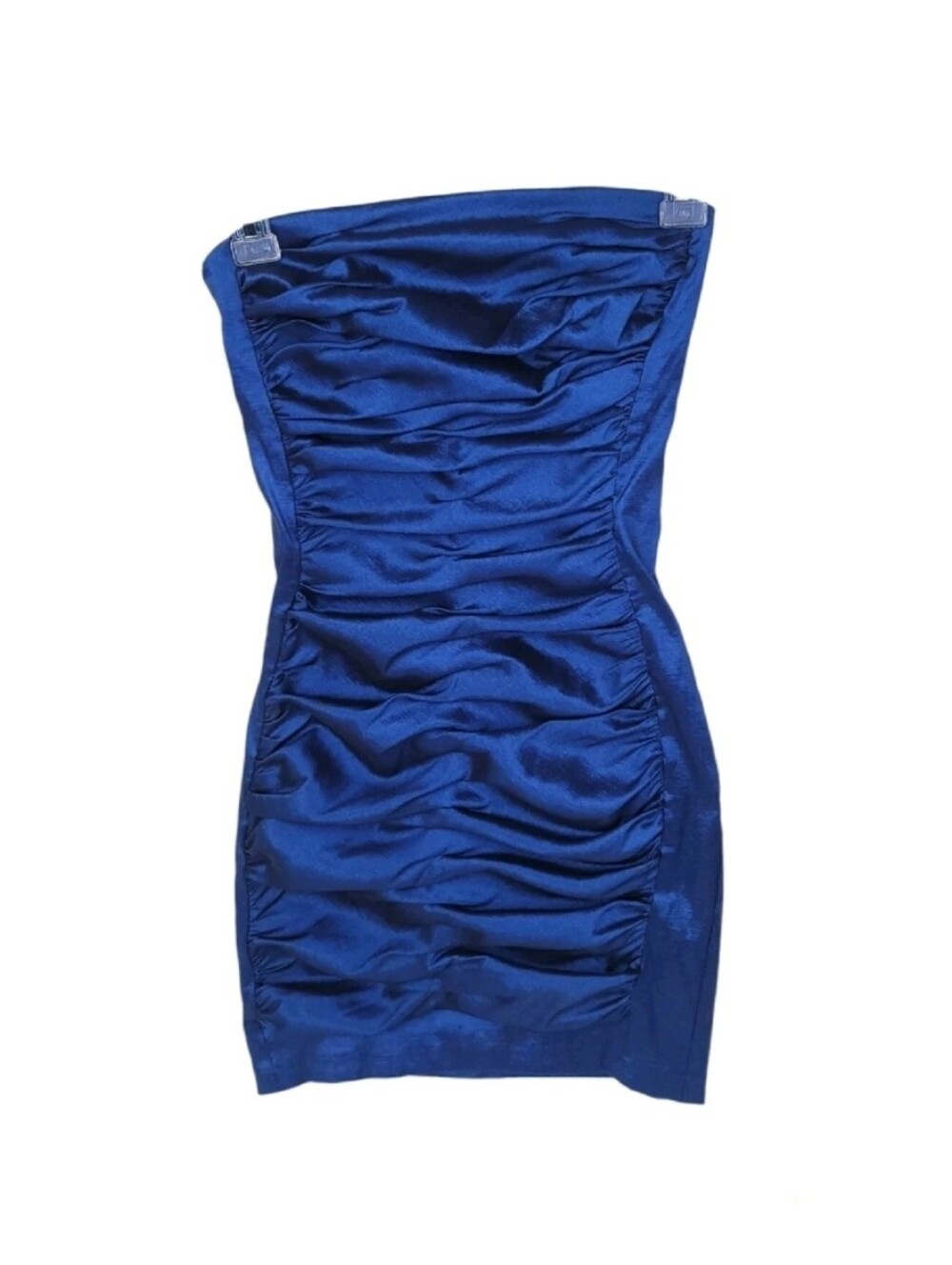 Jessica McClintock Dress Womens 2 Mini Vintage Satin Short Strapless Boned Zip